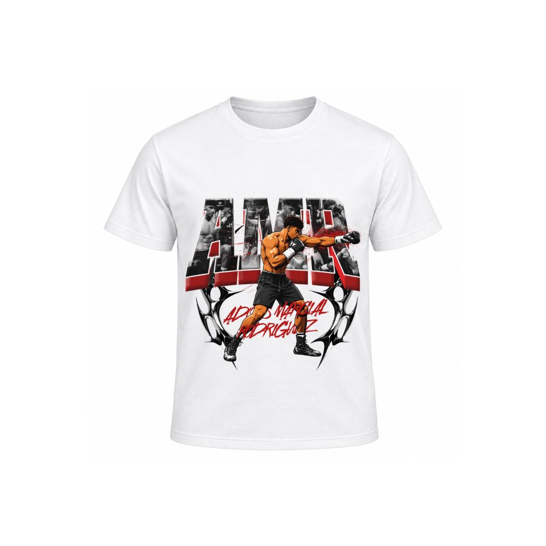 AMR Boxing graphic tee - WHITE
